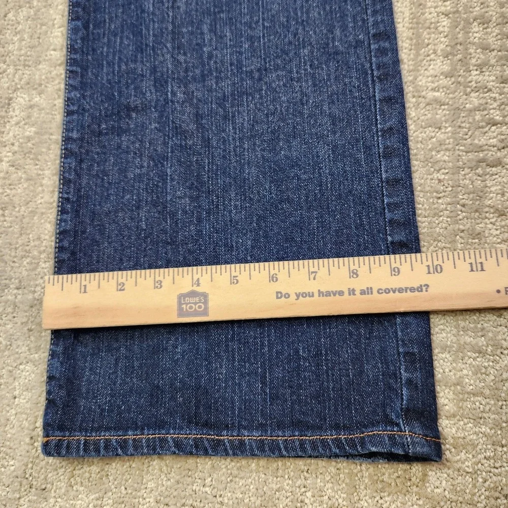 Vintage Lucky Brand Jeans Men 34x30 Relaxed Bootcut Baggy Y2K‎ Denim Dark Flight